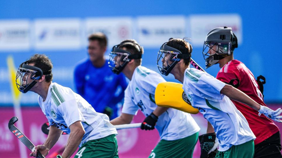 全运会曲棍球男子四分之一决赛资格赛：北京队胜澳门队