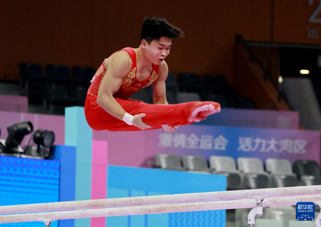 十五运会体操青年组 杨兰斌摘男子全能金牌