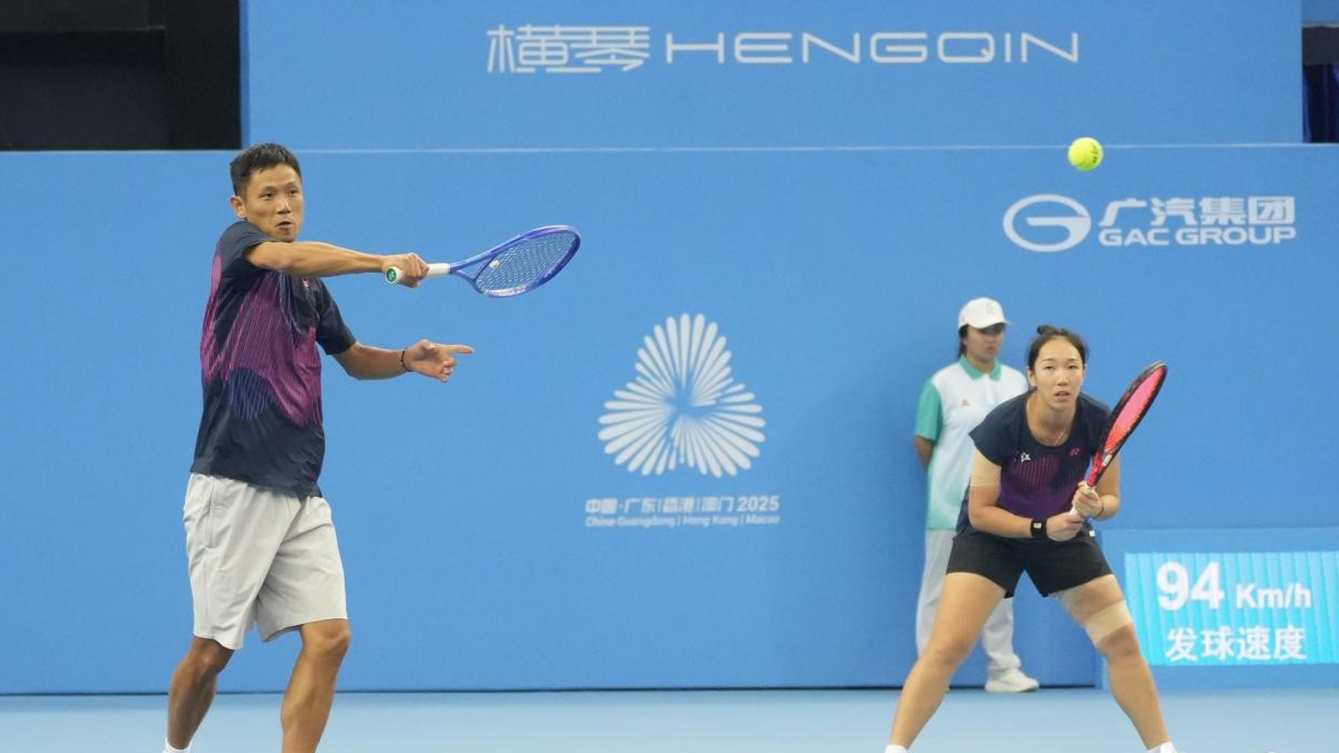 夫妻档夺冠！汤学良孙岩获残特奥会网球听障组混双金牌