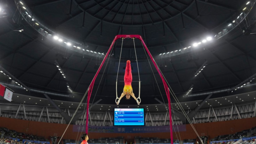 江苏队卫冕全运会体操男团冠军