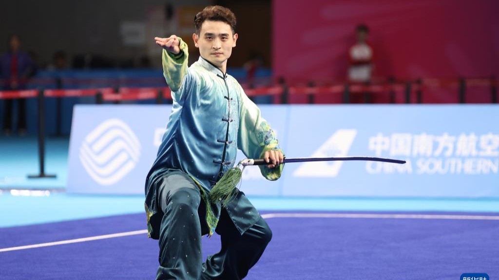 十五运会武术套路比赛落幕