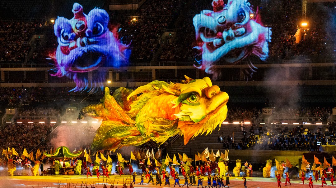 揭秘开幕式：“鳌”游天海是怎么做到的？