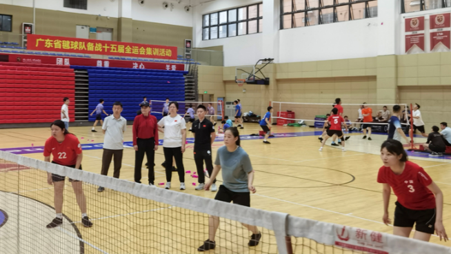 广东毽球队全力冲刺十五运会