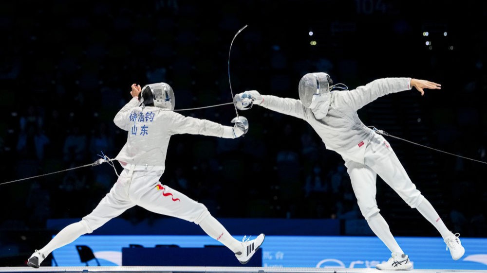 山东队夺得击剑男子佩剑团体冠军