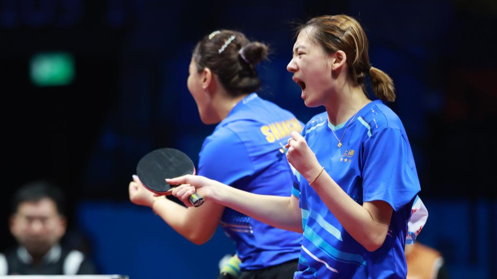 全运会乒乓球——女子团体铜牌赛：上海队摘铜