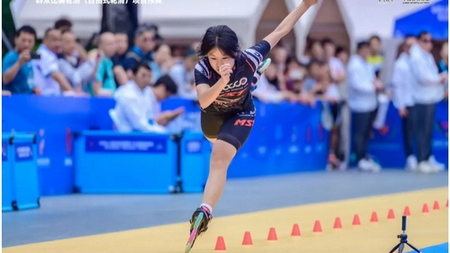 十五运会群众赛事活动轮滑（自由式轮滑）项目预赛在上海举行