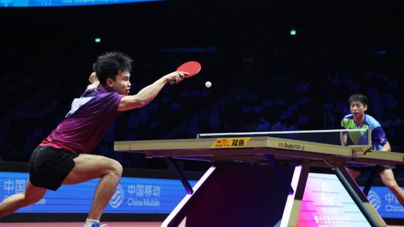 全运会乒乓球——男子团体铜牌赛：广东队摘铜