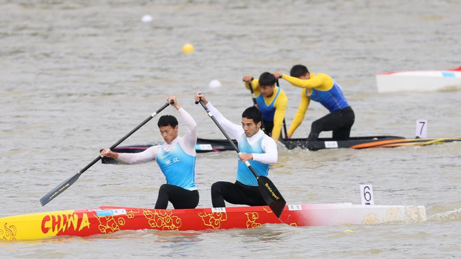 全运会皮划艇静水——男子1000米双人划艇决赛赛况