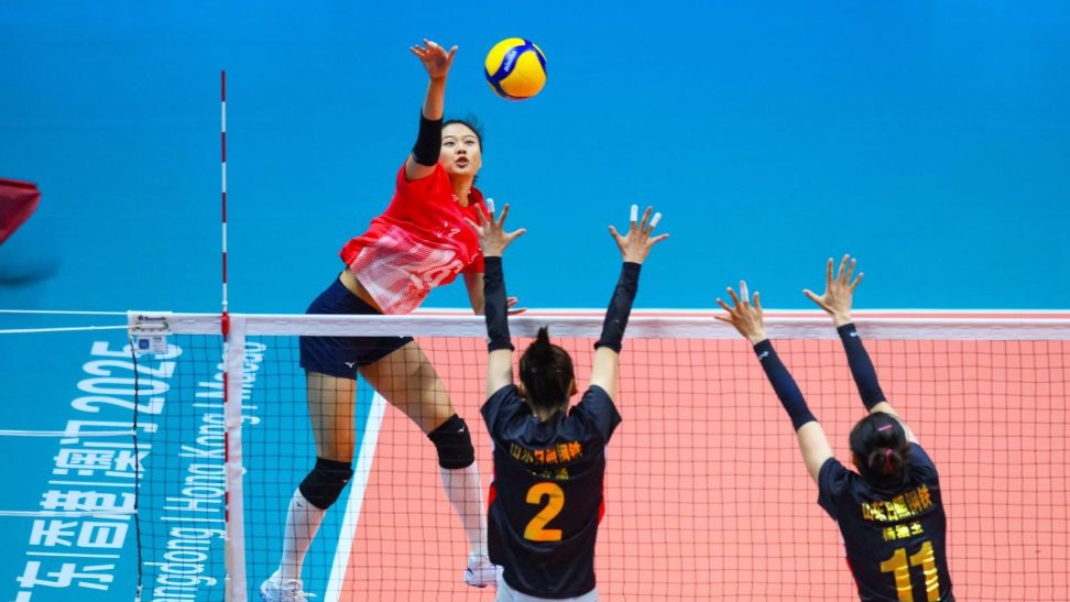 江苏队获得排球女子成年组冠军