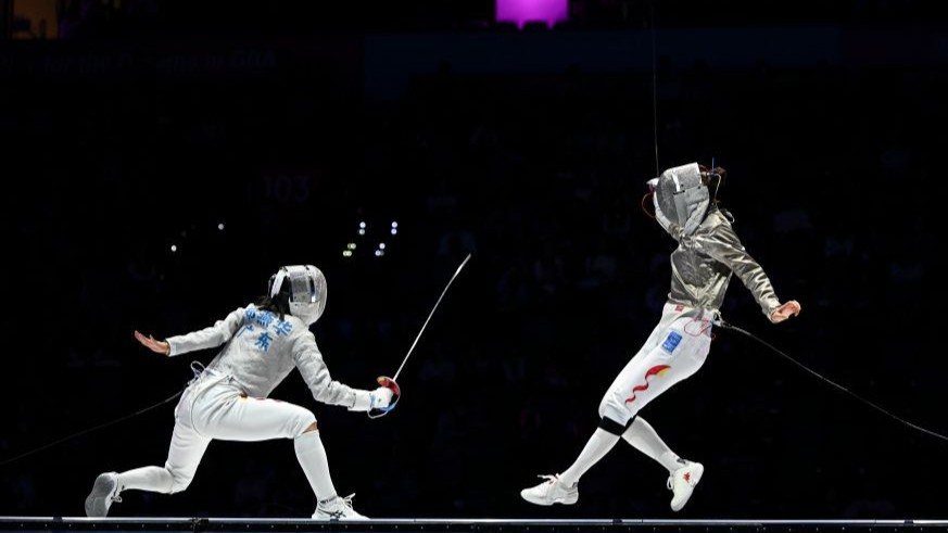 江苏队获得击剑女子佩剑团体冠军