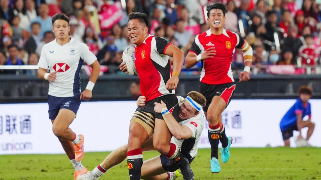 12年后重返全运会 香港橄榄球男队全胜夺冠