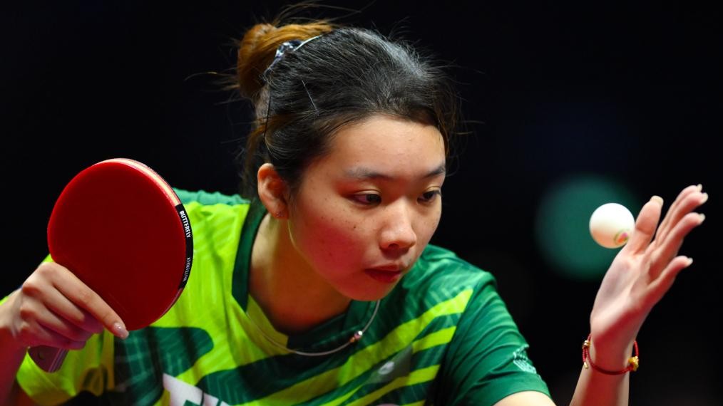 全运会乒乓球女子团体小组赛：辽宁队胜澳门队